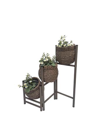 MARINER HOME - 3 Tier Pot Stand Short NATURAL