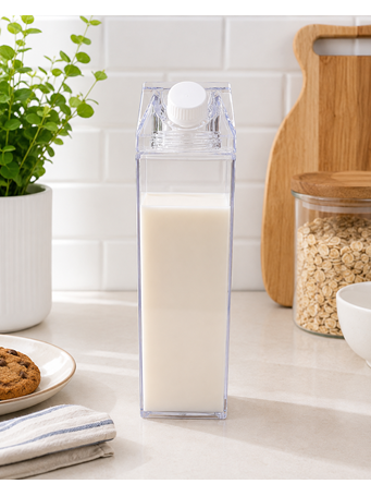 Clear Milk Carton CLEAR