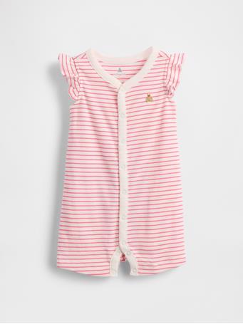 GAP - Baby Brannan Bear Romper PINK STRIPE WWH1065-A