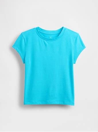 GAP - Kids Shrunken T-Shirt TRUE CYAN BLUE 663