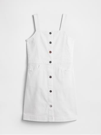 GAP - Denim Dress OPTIC WHITE