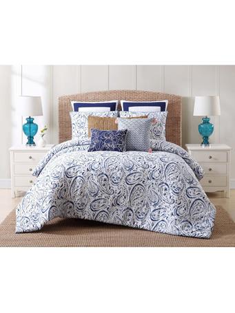 PEM AMERICA - Indienne Paisley Duvet Set BLUE