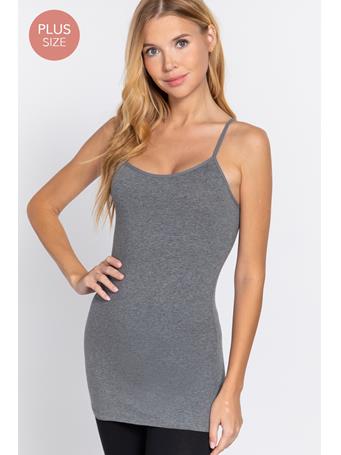 ACTIVE BASIC - Basic Cami with Adjustable Straps H GREY