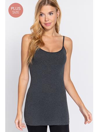 ACTIVE BASIC - Basic Cami with Adjustable Straps H GREY