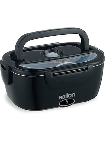 SALTON - Electric Lunchbox Food Heater 3-in-1 Portable Food Warmer BLACK