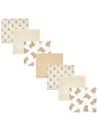 BABYVISION - Hudson Baby Cotton Flannel Receiving Blankets Bundle TAN