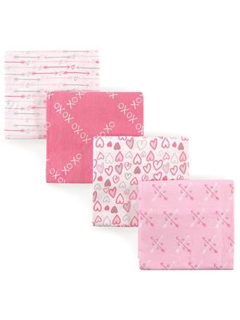 BABYVISION - Luvable Friends Cotton Flannel Receiving Blankets MULTI