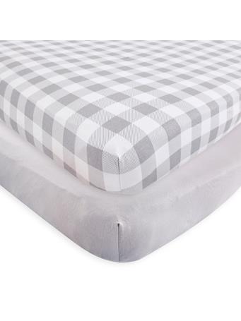 BABYVISION - Touched by Nature Organic Cotton Crib Sheet GRAY