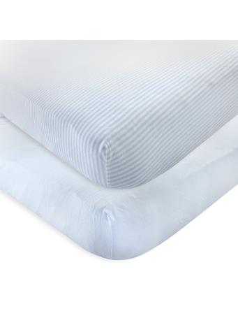 BABYVISION - Touched by Nature Organic Cotton Crib Sheet BLUE