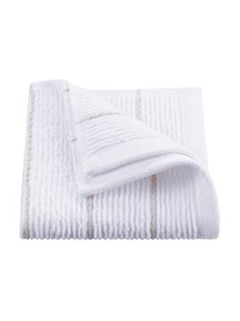 WESTPOINT HOME INC. - Martex Restore Slub Stripe Wash Cloth WHITE