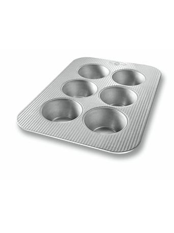 USA PAN - 6-cup Texas Muffin Pan SILVER