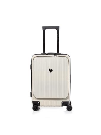 LUCKY PLANET - Day Traveller Carry on Suitcase OFF WHITE
