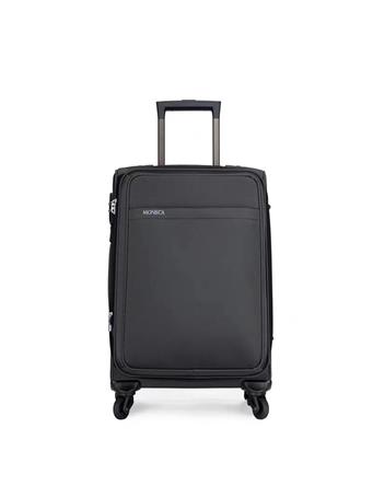 MONSCA - Oxford Soft Side Luggage BLACK