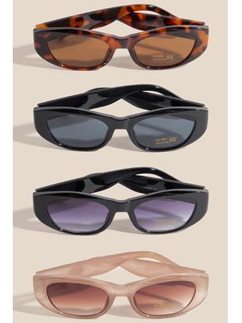 ANARCHY STREET - Plastic Frame Oval Lens Sunglasses Set ASST