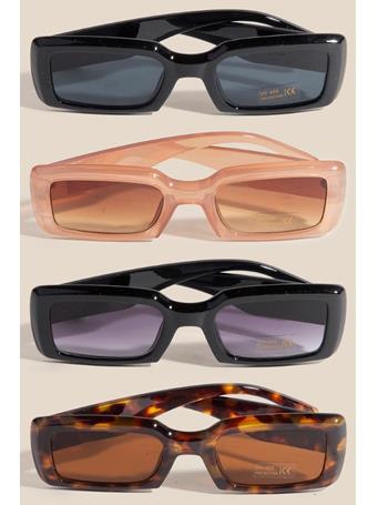 ANARCHY STREET - Thick Frame Rectangle Sunglasses Set ASST
