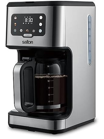 SALTON - 14 Cup Drip Coffee Maker STAINLESSSTEEL