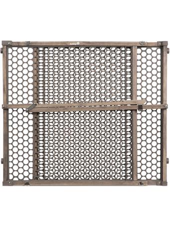 SAFETY - Vintage Grey Wood Doorway Security Baby Gate NO COLOR