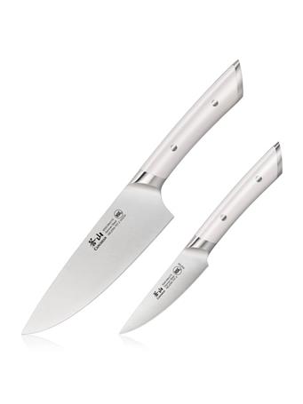 CANGSHAN CUTLERY - Helena Series 2-Piece Starter Knife Set WHITE