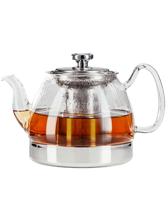JUDGE - Speciality Teaware Stove Top Glass Teapot CLEAR