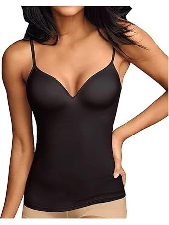 MAIDENFORM  - Wirefree Camisole with Foam Cups BLACK