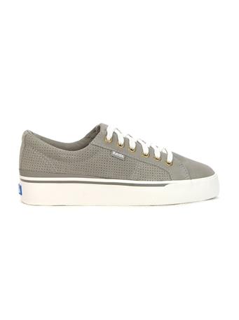 KEDS - Jump Kick Duo Suade Platform Sneakers GRAY