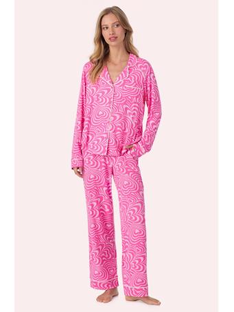 ROOM SERVICE - Collette Knit Pj Set In Heartstrings PK/HEART
