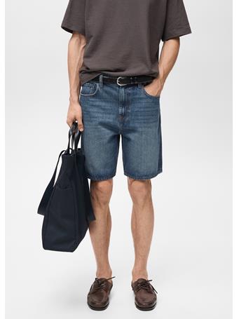 MANGO - Regular-fit Denim Shorts BLUE