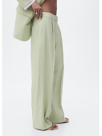 MANGO - Straight-fit Suit Pants GREEN