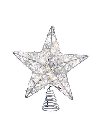 KURT S. ADLER - Warm White LED Fairy Light Treetop 5-Point Star WARM WHITE