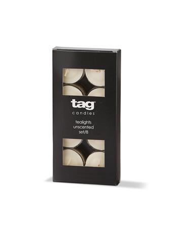 TAG TRADE ASSOCIATES - Color Studio Tealight Candles - Set Of 8 IVORY