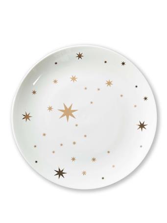 TAG TRADE ASSOCIATES - Starlight Round Platter CREAM