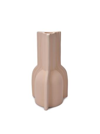 DIAMOND STAR GLASS - Ceramic Vase YELLOW
