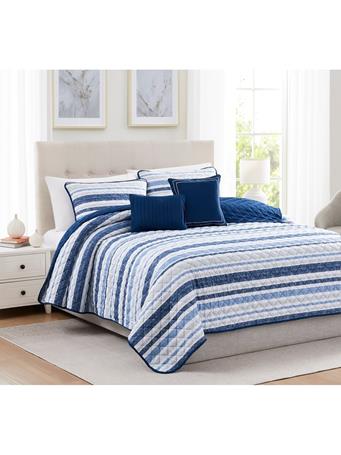 RAMALLAH TRADING CO - Glendale 5-Piece Quilt Set NAVY