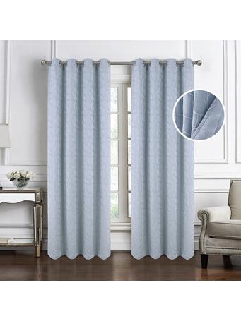 RAMALLAH TRADING CO - Lorena Woven Jacquard Window Curtain BLUE