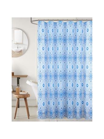 RAMALLAH TRADING CO - Jaxx Damask Shower Curtain BLUE
