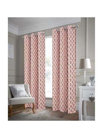 RAMALLAH TRADING CO - Justice Geometric Privacy Window Curtain Panel SPICE