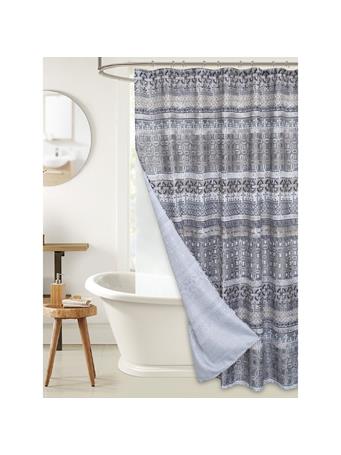 RAMALLAH TRADING CO - Hollis Shower Curtain with Liner GREY
