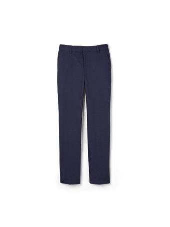 FRENCH TOAST - Boy's Relaxed Fit Twill Pant - Husky Fit NAVY