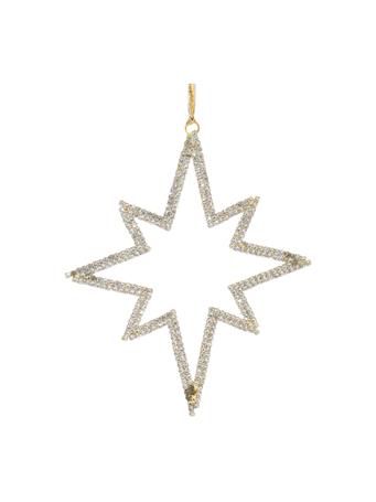 MELROSE INTERNATIONAL - Star Outline Ornament GOLD
