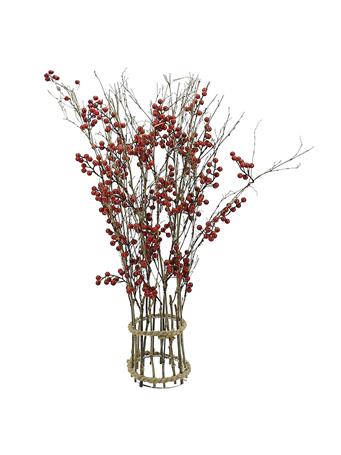 DIAMOND STAR GLASS - Berry Branches BERRIES