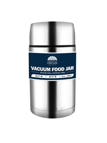 AMERICAN DREAM HOME GOODS - Double Wall Stainless Steel Vacuum Food Jar STAINLESS STEEL