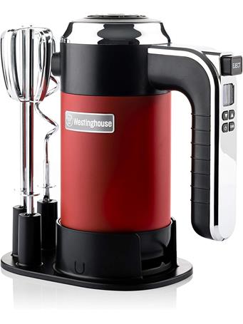 WESTINGHOUSE - Retro Series 7-Speed Electric Hand Mixer RED