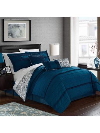 LINTEX - Oversized Reversible Comforter Set NAVY