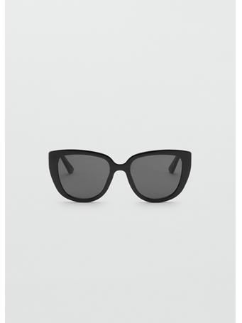 MANGO - Resin Frame Sunglasses BLACK