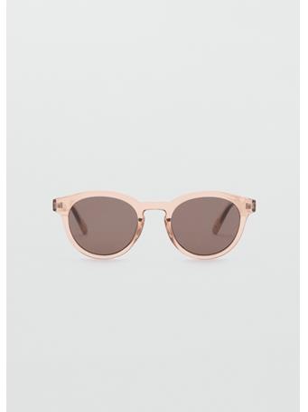 MANGO - Round-framed Sunglasses LT-PASTEL PINK