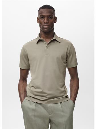 MANGO - Coolmax Slim-fit Polo Shirt OLIVE