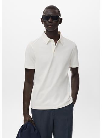 MANGO - Cotton Piqué Polo Shirt CREAM