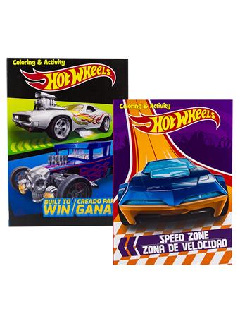 HOT WHEELS - Coloring Book NO COLOR