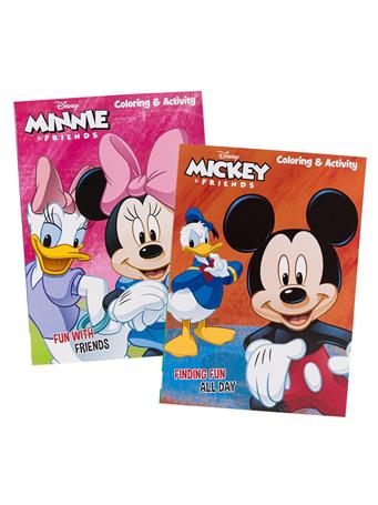 DISNEY - Mickey and Minnie Mouse Coloring Book NO COLOR