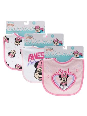 DISNEY - Minnie Mouse Baby Bib PINK